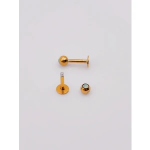 Cerrahi Çelik Piercing Zirkon 3mm Tek Taşlı Kıkırdak Helix Tragus Piercing (1ADET)