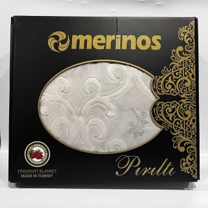 Pırıltı Battaniye Çift Kişilik Duman