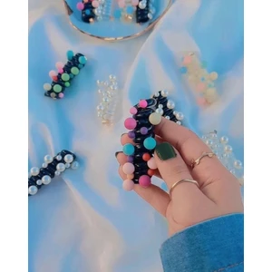 Uras Desing 2 Adet Inci Taneli Yay Burgu At Kurugu Örgü Toka Ve Aksesuar