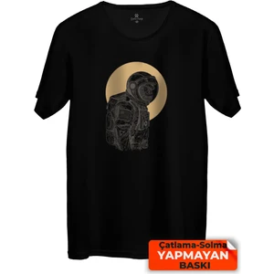 Çakılap Astronot  Baskılı Tişört (Rgl-Ast)
