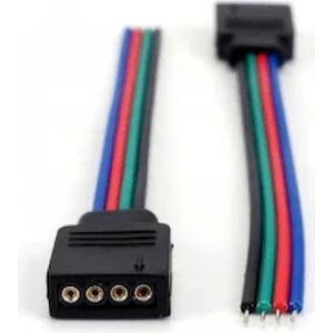 Emin Led LED Konnektör Soket Rgb Şerit LED 4 Pin 10 mm