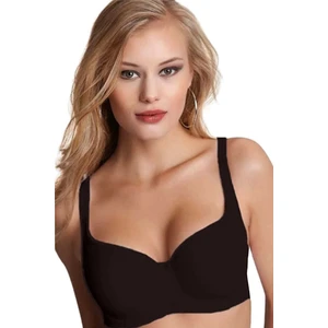 Kadın Siyah Şekillendiren Toparlayıcı Kaplı Balenli Sütyen Nbb 3613
