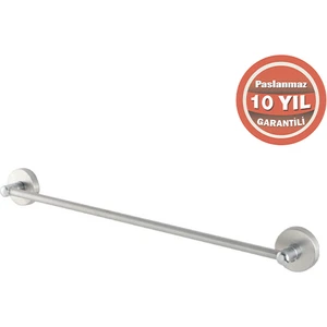 Çelik Banyo Paslanmaz Çelik Karaca Mat Uzun Havluluk 40 cm