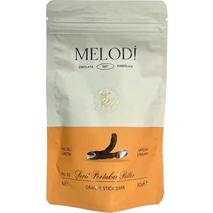Melodi Çikolata Bitter Çikolatalı Şerit Portakal 80 gr