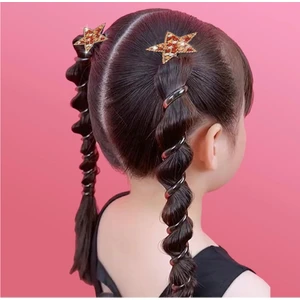 Kız Çocuk Trend At Kuyruğu Yaylı Toka Spiral Toka Makarna Burgulu Sarmal Toka 2ADET
