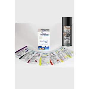 Spray For Men +Orjnal Ortadan Kırılan Meyve Aromalı Jel 7'li Paket