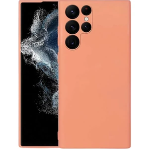 Samsung Galaxy S22 Ultra Kılıf Kamera Korumalı Içi Süet Dokulu Lansman Tipi Silikon