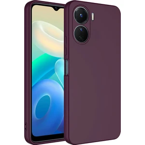 Vivo Y16 Kılıf Kamera Korumalı Içi Süet Dokulu Lansman Tipi Silikon