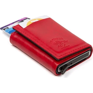 Newish Polo Kadın Mekanizmalı Kartlık ve Cüzdan newpolo145 - Kırmızı