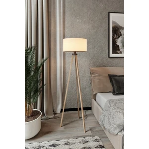 Lambader Kumaş Bej Kahve Ayak Tripod LY519