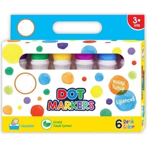 İleri Grup Dot Marker 6’lı Yıkanabilir Kalem