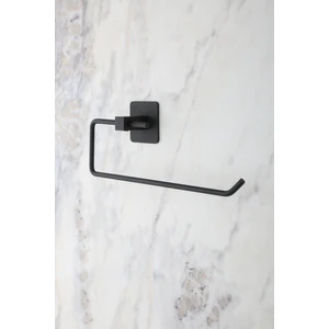 Kare Yapışkanlı Siyah Kağıt Rulo Havluluk, Peçetelik, Yapışkanlı Tasarım, Banyo Askısı