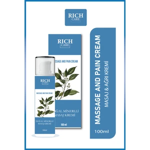 Ağrı ve Masaj Kremi Kafur İçerikli Doğal Formül 100 ml Kas ve Eklem Ağrıları İçin