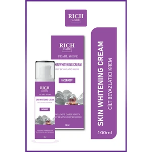 RICH CARE Leke Karşıtı Krem 100 ml Tüm Cilt Tipleri için Arbutin İçeren Yüz Bakım Ürünü