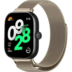 Xiaomi Redmi Watch 4 Uyumlu Metal Hasır Örgü Paslanmaz Kordon
