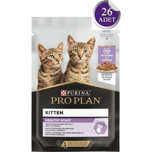 Pro Plan Pouch Sos Içinde Hindili Yavru Kedi Konservesi 85gr x 26  Adet