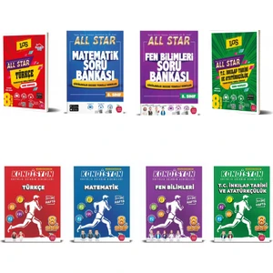 Newton Yayınları 8. Sınıf 8'li T,m,f,s All Star Soru Bankası + Kondisyon Deneme Seti