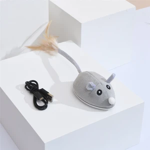 Akıllı Algılama Fare Kedi Oyuncakları Interaktif Elektrikli Doldurulmuş Oyuncak Kedi Teaser Kendi Kendine Oynayan USB Şarj Yavru Fareler Oyuncaklar (Yurt Dışından)