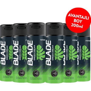 Green Dream Erkek Deodorant 6 x 200 ml