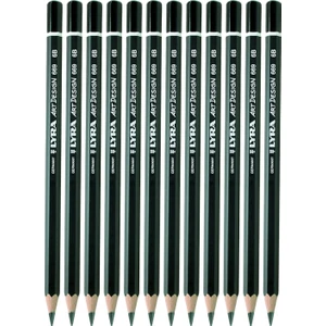 Art Design Dereceli Çizim Kalemi 6B 12'li