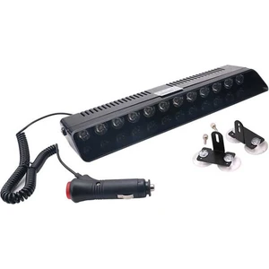 Hko cam Içi Çakar Lamba Kırmızı-Mavi 12 LED 12V Fonksiyonlu