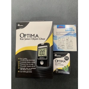 Ölçüm Cihazı -set içerik 1 adet cihaz ve kalem 50 adet strip 100 adet lancet ten oluşmaktadır