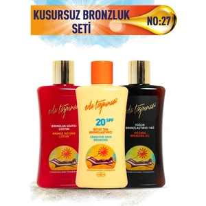 Eda Taşpınar Kusursuz Bronzluk Seti No:27 Beyaz Ten SPF20 & Koruyucu SPF15 & Koruyucu Losyon