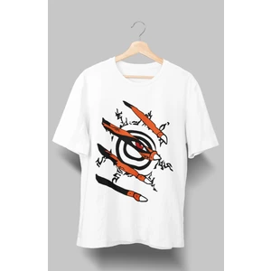 Fuddy Moda Oversize Naruto Kurama Tişört, Unisex Anime Baskılı T-Shirt