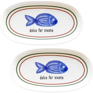 The Mia Fish Oval Servis 2li 17 cm