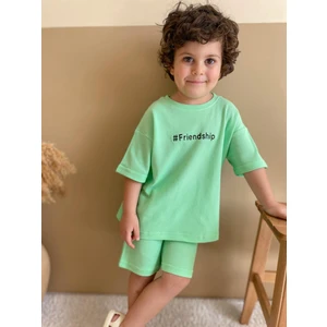 Waffle Baskılı Ikili Takım