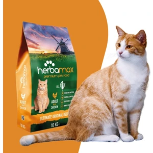 Herba Max Premium Tavuklu Yetişkin Kedi Maması 10 kg