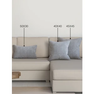 Home Daily Series Açık Gri Renk Kırlent Yastık Kılıfı