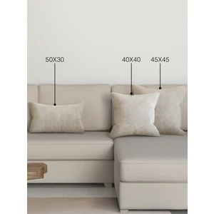 Home Daily Series Ekru Rengi Kırlent Yastık Kılıfı