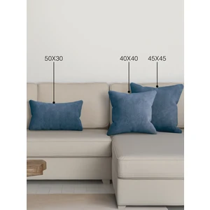 Home Daily Series Derin Mavi Rengi Kırlent Yastık Kılıfı