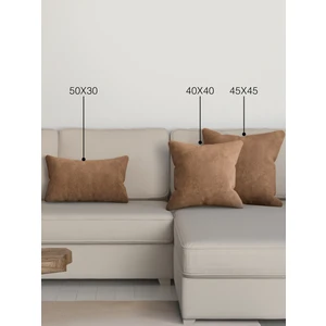 Home Daily Series Kahverengi  Kırlent Yastık Kılıfı