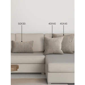 Home Daily Series Taş Rengi Kırlent Yastık Kılıfı