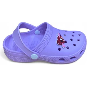 Cihan Shoes Kız Çocuk Sabo Plaj Havuz Banyo Günlük Terlik & Sandalet Lila Renk