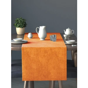 Kadife Dokulu Mandalina Rengi Daily Series Runner 40 x 140