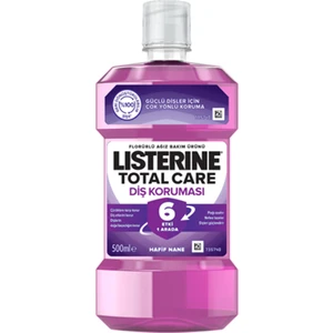 Total Care Ağız Çalkalama Suyu 500 ml Hafif Nane Aromalı Diş Koruma Etkisi