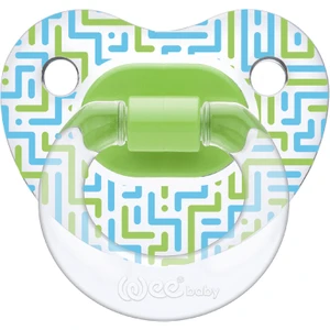 Wee Baby Şeffaf Desenli Damaklı Emzik 0-6 Ay K836