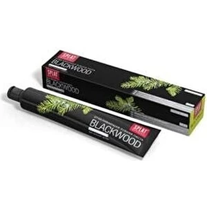 Splat Blackwood Siyah Diş Macunu - Vegan, Florür İçermeyen, Beyazlatıcı, Etkili Temizlik, 1 Adet, Ardıç ve Nane Aromalı