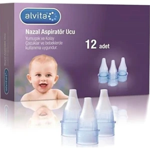 Alvita Nazal Aspiratör Ucu 12 Adet