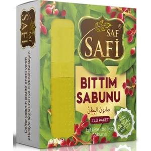 Saf Safi Safi Saf Doğal Bıttım Sabunu 4'lü 600GR