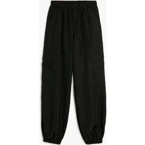 Basic Kargo Jogger Pantolon Altı Beli Lastikli Cepli