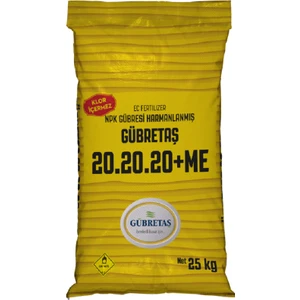 20-20-20 + ME 25 Kg Damla Sulama Toz Gübre