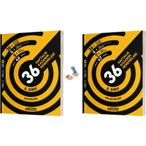 Hız Yayınları LGS 8. Sınıf Haftalık Deneme ( Matematik-Fen) -Ahşap Telefon Tutucu