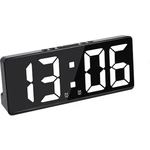 Masa Saati Derece Alarm Takvim Pil(Dahil Değildir)+Şarjlı LED Işıklı Dijital