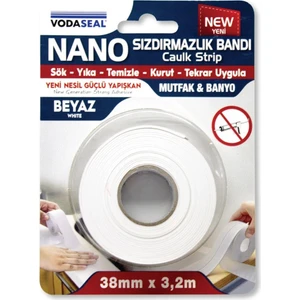 Vodaseal Nano Sızdırmazlık Bantı Bandı 38 mm x 3,2 mt Beyaz