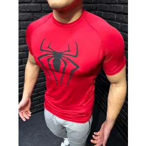 Spiderman Compression T-Shirt Kırmızı Fonksiyonel Sporcu T-Shirt