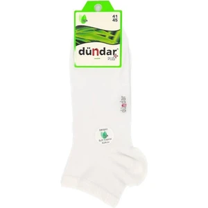 Dündar Çorap Plus Erkek Bambu Patik Beyaz 12'li 4605